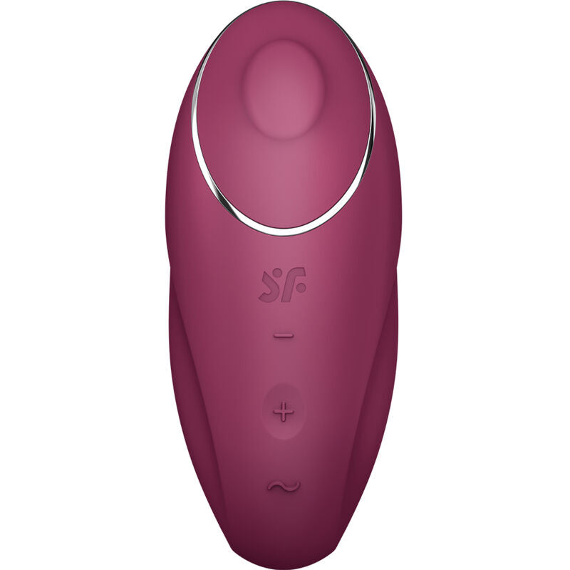 SATISFYER - TAP &amp; CLIMAX 1 RED LAY-ON VIBRATOR