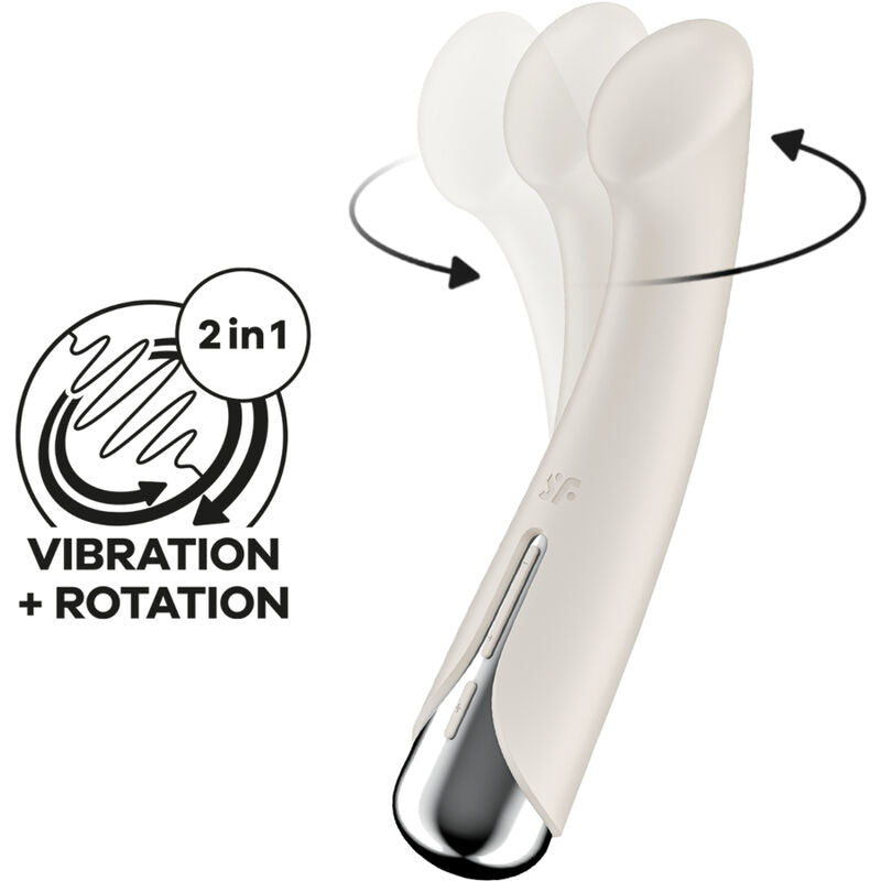 SATISFYER - VIBRADOR SPINNING G-SPORT 1 ROJO ROTATOR