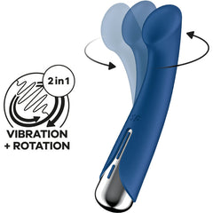 SATISFYER - VIBRADOR SPINNING G-SPORT 1 ROJO ROTATOR