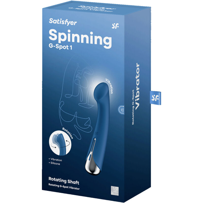 SATISFYER - VIBRADOR SPINNING G-SPORT 1 ROJO ROTATOR