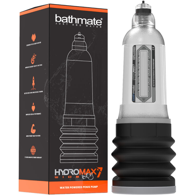 BATHMATE - HYDROMAX 7 WIDE BOY X30 TRANSPARENT