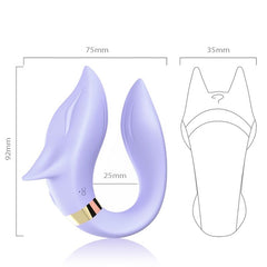 ARMONY - FOX VIBRADOR PARA PAREJAS CONTROL REMOTO MORADO