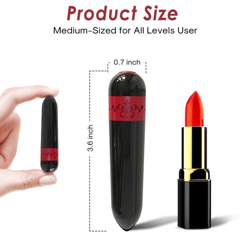 ARMONY - REMOTE CONTROL BULLET VIBRATOR ROCKET BLACK