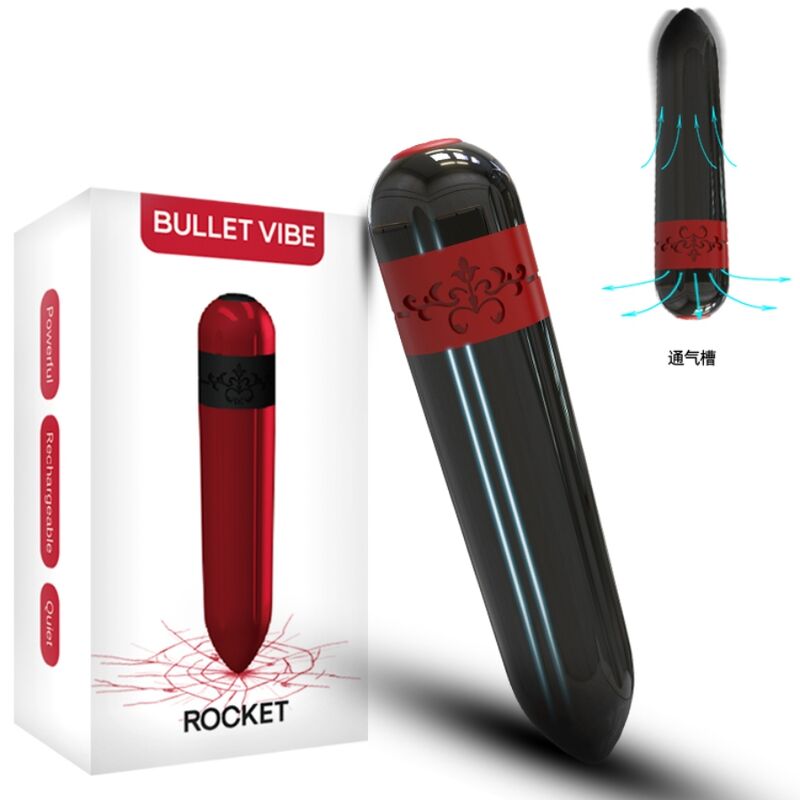 ARMONY - REMOTE CONTROL BULLET VIBRATOR ROCKET BLACK