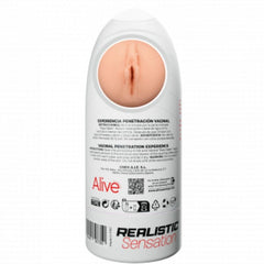 ALIVE - MASTURBADOR MASCULINO VAGINAL FLEX TALLA M