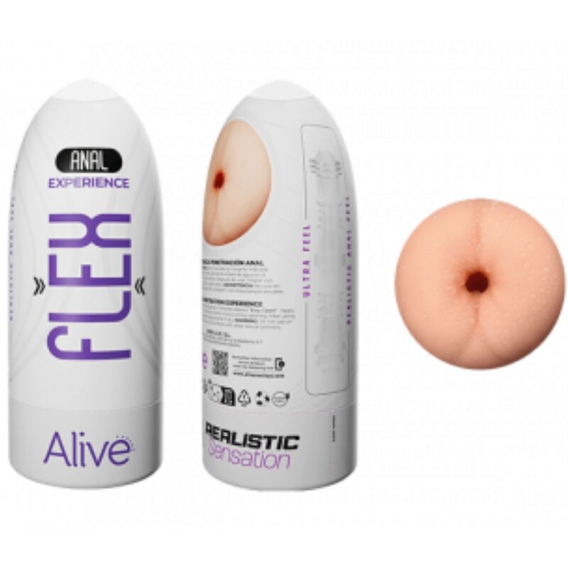 ALIVE - MALE FLEX ANAL MASTURBATOR SIZE M