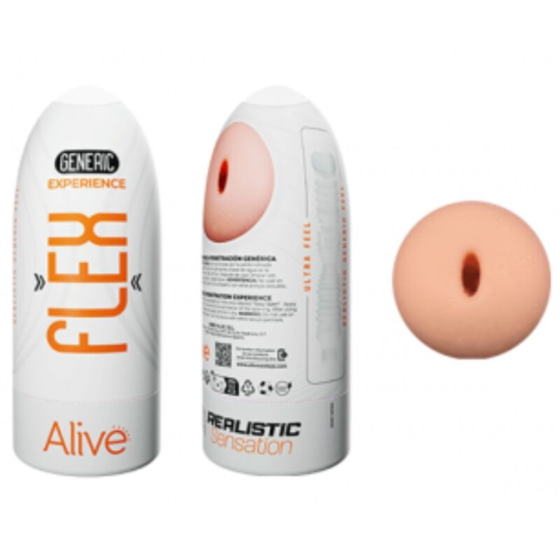 ALIVE - GENERIC FLEX MALE MASTURBATOR SIZE M