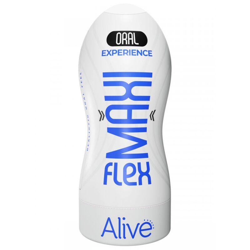 ALIVE - MASTURBADOR MASCULINO MAXI FLEX ORAL TALLA L