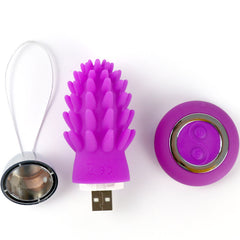 ARMONY - OCTOPUS CACTUS HUEVO VIBRADOR MORADO MANDO A DISTANCIA
