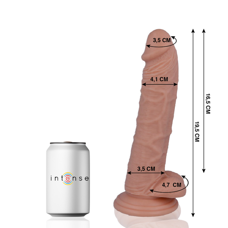 MR INTENSE - 15 REALISTIC PENIS 19.5 CM -O- 4.1 CM