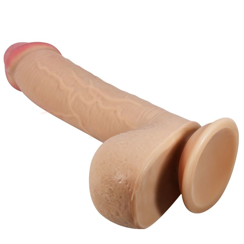 PRETTY LOVE - SLIDING SKIN SERIES REALISTIC DILDO WITH SUCTION CUP SLIDING SKIN FLESH 23.4 CM