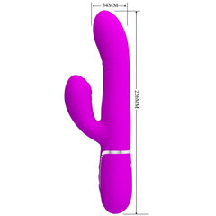 PRETTY LOVE - VIBRADOR MULTIFUNCIÓN PUNTO G FUCSIA