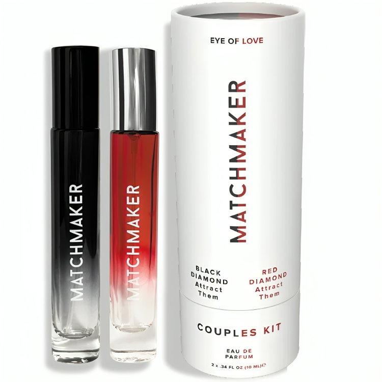 EYE OF LOVE - MATCHMAKER BLACK &amp; RED DIAMOND COUPLES PHEROMONES PERFUME KIT 10 ML