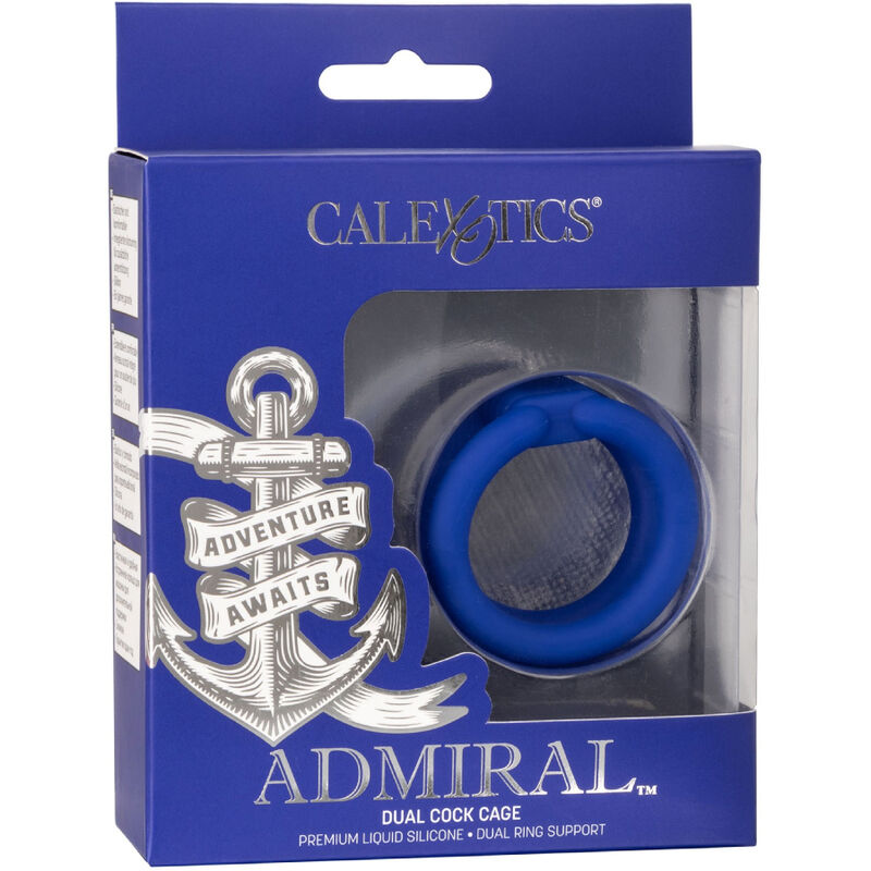 CALEXOTICS - ADMIRAL CAGE DOBLE POLLA AZUL