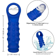 CALEXOTICS - ADMIRAL BLUE LIQUID SILICONE PEARL PENIS COVER