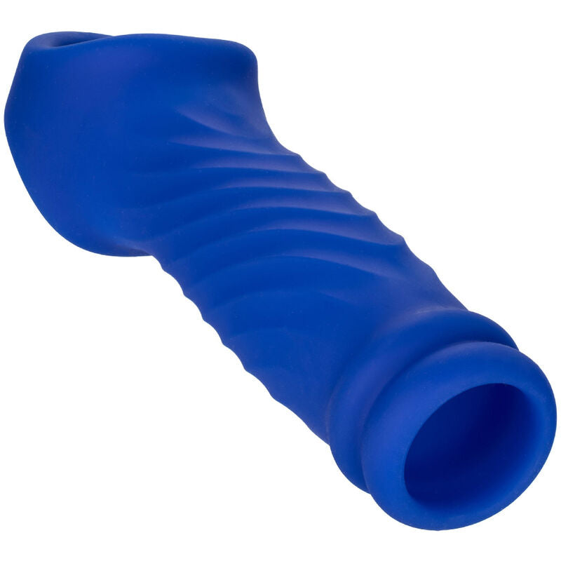 CALEXOTICS - ADMIRAL COUVERCLE DE PÉNIS WAVE SILICONE LIQUIDE BLEU