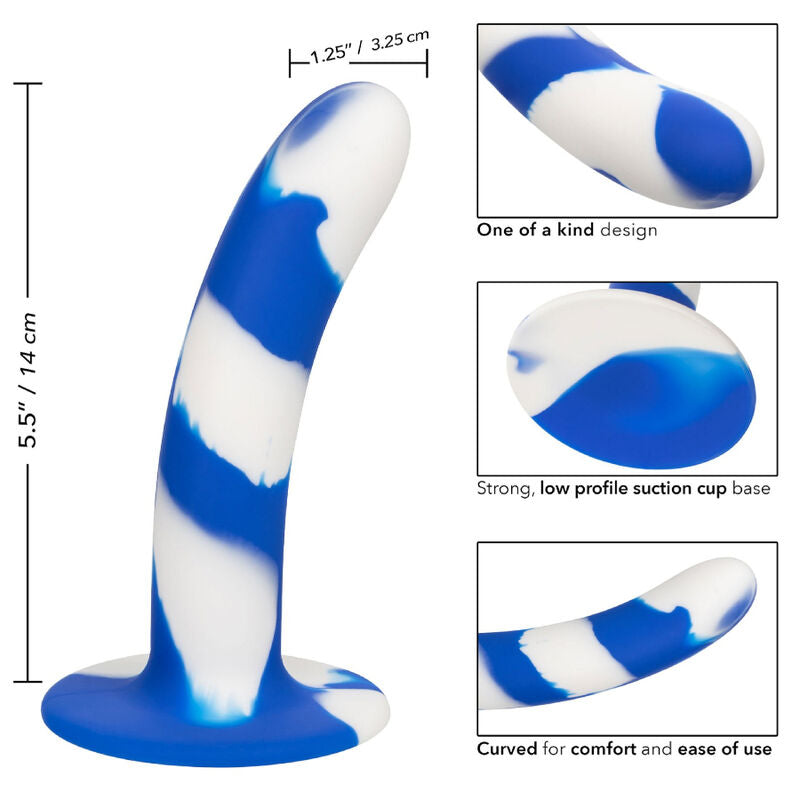 CALEXOTICS - DILDO FLEXIBLE SWIRL ADMIRAL