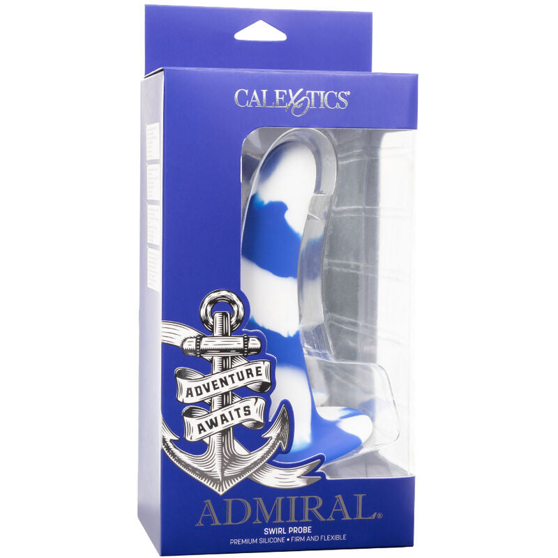 CALEXOTICS - DILDO FLEXIBLE SWIRL ADMIRAL