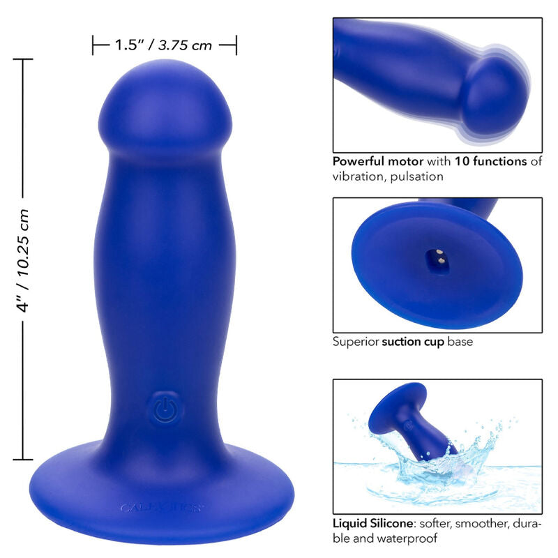 CALEXOTICS - ADMIRAL PLUG VIBRADOR ANAL FIRST MATE AZUL