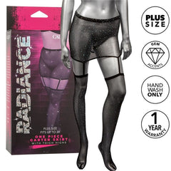 CALEXOTICS - RADIANCE PLUS SIZE THIGH GARTER SKIRT