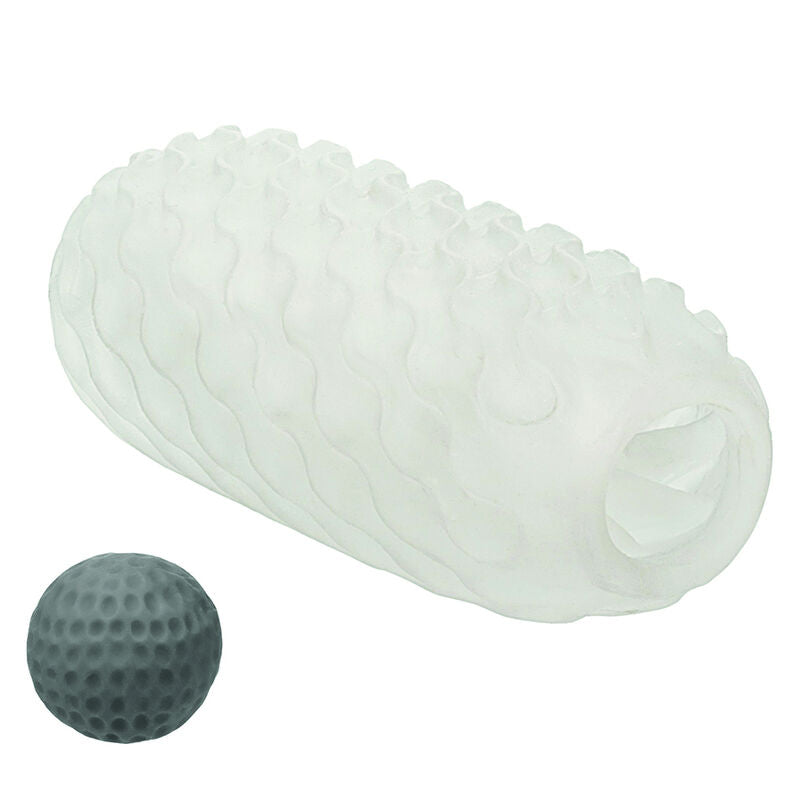 CALEXOTICS - REVERSIBLE BOUNDLESS SQUISHY BALL STROKE YELLOW