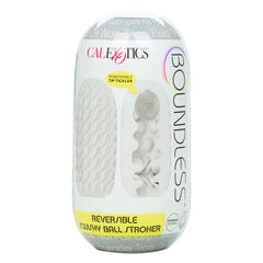 CALEXOTICS - REVERSIBLE BOUNDLESS SQUISHY BALL STROKE YELLOW