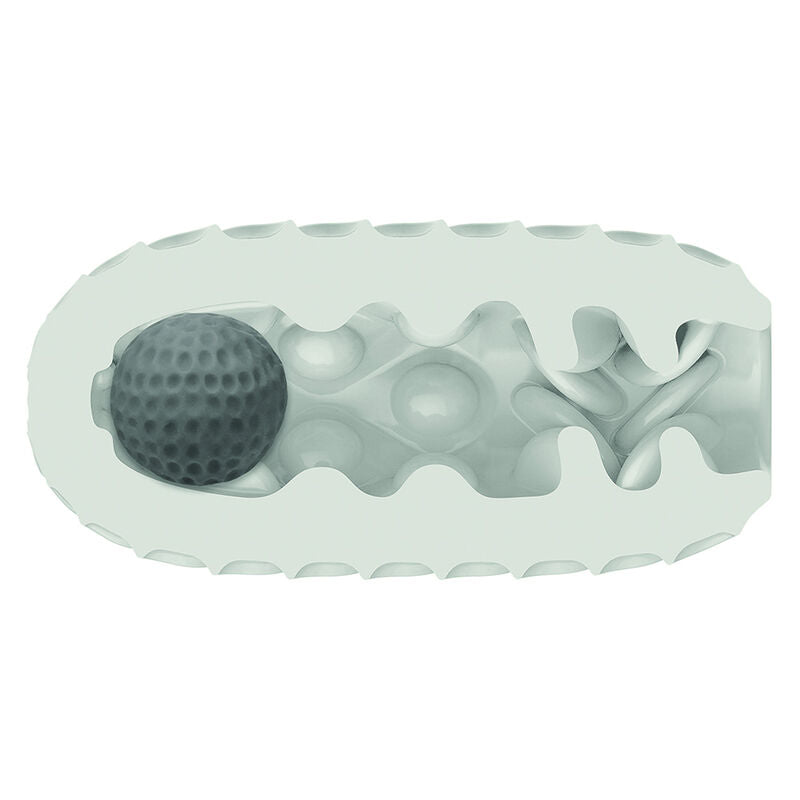 CALEXOTICS - REVERSIBLE BOUNDLESS SQUISHY BALL STROKE YELLOW