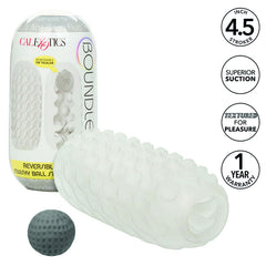 CALEXOTICS - REVERSIBLE BOUNDLESS SQUISHY BALL STROKE YELLOW