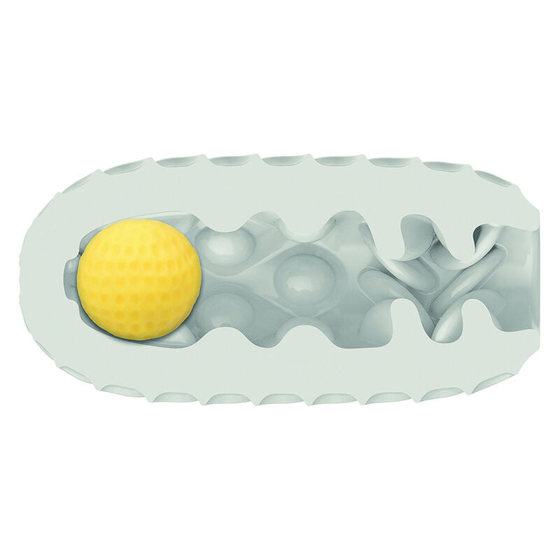 CALEXOTICS - BOUNDLESS SQUISHY REVERSIBLE BALL STROKE GRAY