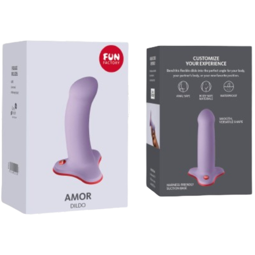 FUN FACTORY - AMOR DILDO PARA PRINCIPIANTES LAVANDA