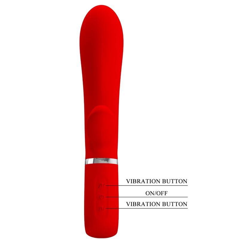 PRETTY LOVE - MULTIFUNCTIONAL G-SPOT VIBRATOR THOMAS RED
