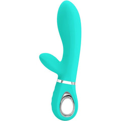 PRETTY LOVE - VIBRADOR MULTIFUNCIÓN PUNTO G THOMAS AQUA GREEN