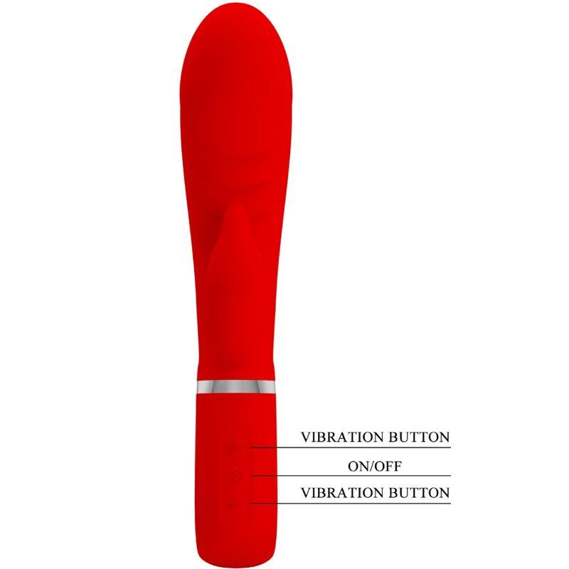 PRETTY LOVE - PRESCOTT RED G-SPOT MULTIFUNCTION VIBRATOR