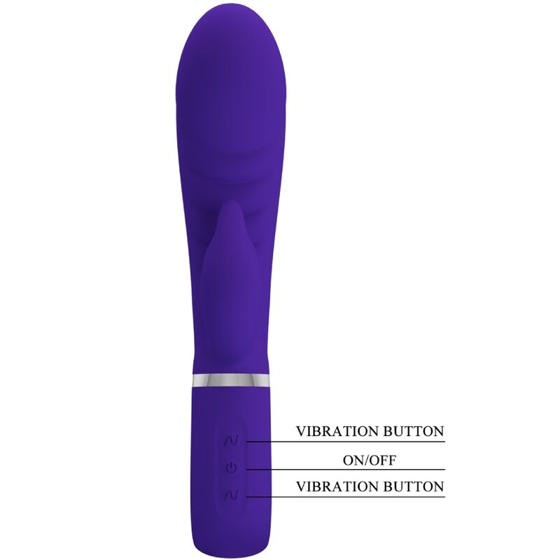 PRETTY LOVE - VIBRATEUR MULTIFONCTION G-SPOT PRESCOTT VIOLET