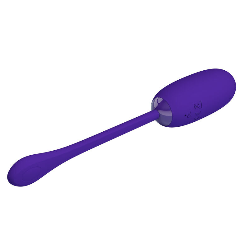 PRETTY LOVE - JULIUS VIBRATING EGG WATERPROOF-RECHARGEABLE PURPLE