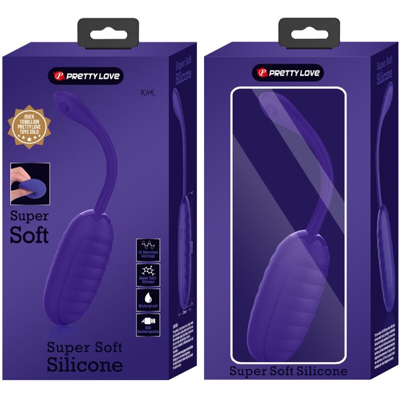 PRETTY LOVE - RECHARGEABLE VIBRATING EGG KIRK PURPLE