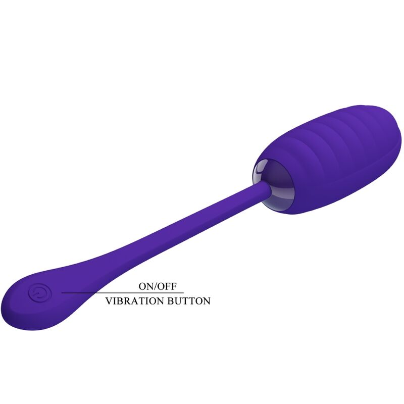 PRETTY LOVE - RECHARGEABLE VIBRATING EGG KIRK PURPLE