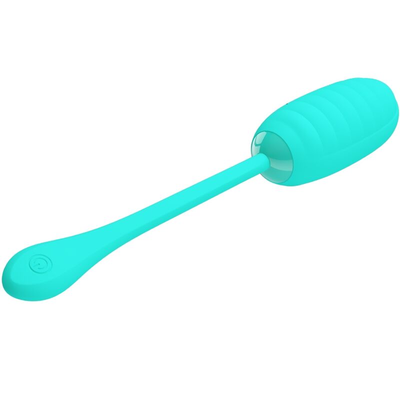 PRETTY LOVE - RECHARGEABLE VIBRATING EGG KIRK AQUA GREEN