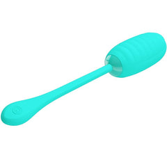 PRETTY LOVE - HUEVO VIBRADOR RECARGABLE KIRK AQUA GREEN