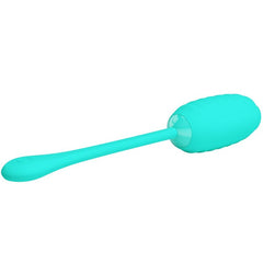 PRETTY LOVE - HUEVO VIBRADOR RECARGABLE KIRK AQUA GREEN