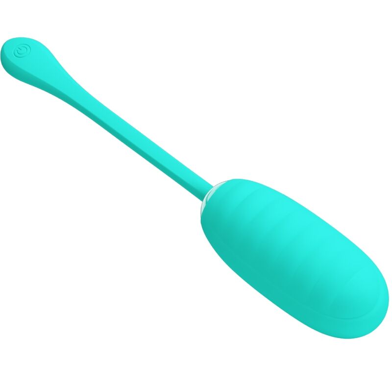 PRETTY LOVE - RECHARGEABLE VIBRATING EGG KIRK AQUA GREEN