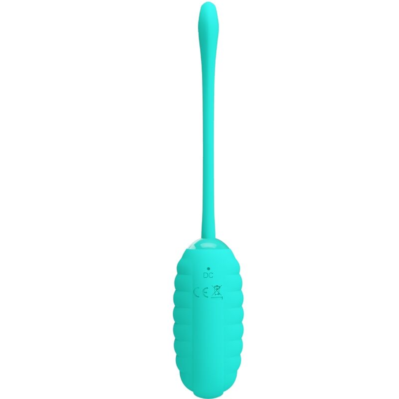 PRETTY LOVE - RECHARGEABLE VIBRATING EGG KIRK AQUA GREEN