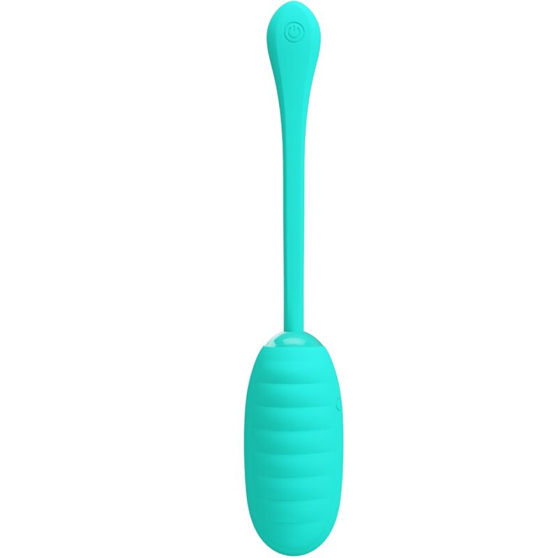 PRETTY LOVE - RECHARGEABLE VIBRATING EGG KIRK AQUA GREEN