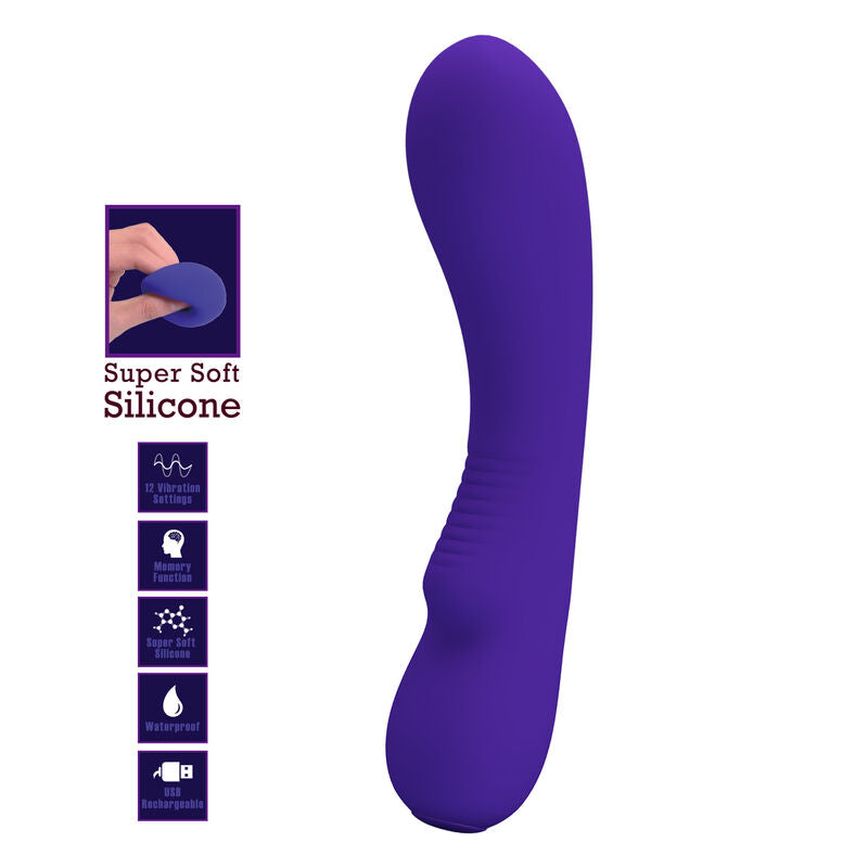 PRETTY LOVE - VIBRATEUR RECHARGEABLE PRESCOTT VIOLET