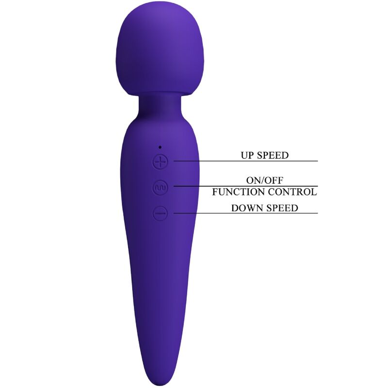 PRETTY LOVE - MASSEUR MEREDITH 12 MODES DE VIBRATION VIOLET