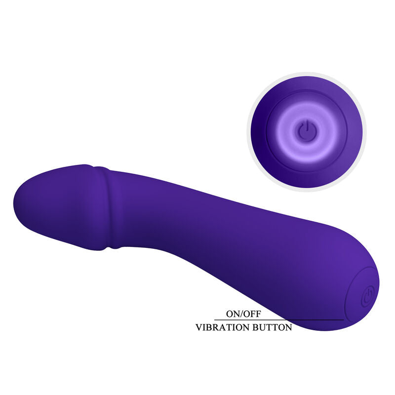 PRETTY LOVE - CETUS PURPLE RECHARGEABLE VIBRATOR