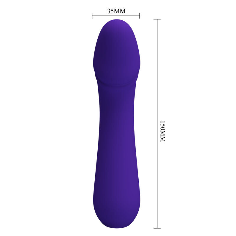 PRETTY LOVE - CETUS PURPLE RECHARGEABLE VIBRATOR