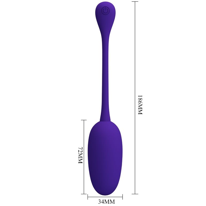 PRETTY LOVE - RECHARGEABLE VIBRATING EGG KNUCKER PURPLE