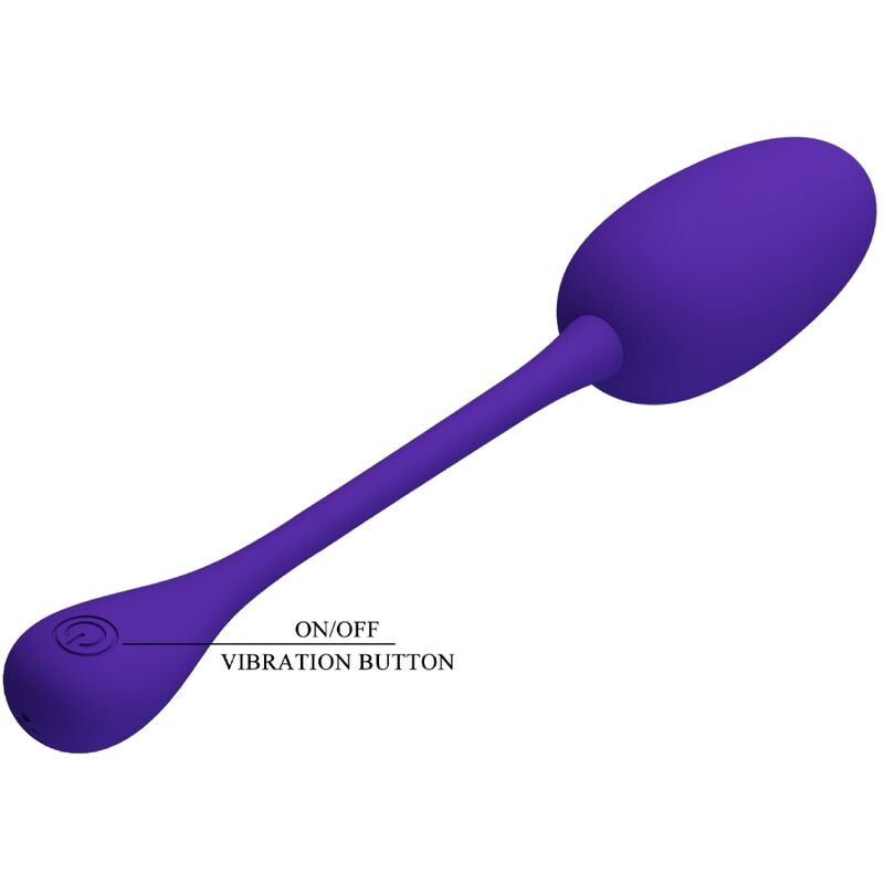 PRETTY LOVE - RECHARGEABLE VIBRATING EGG KNUCKER PURPLE