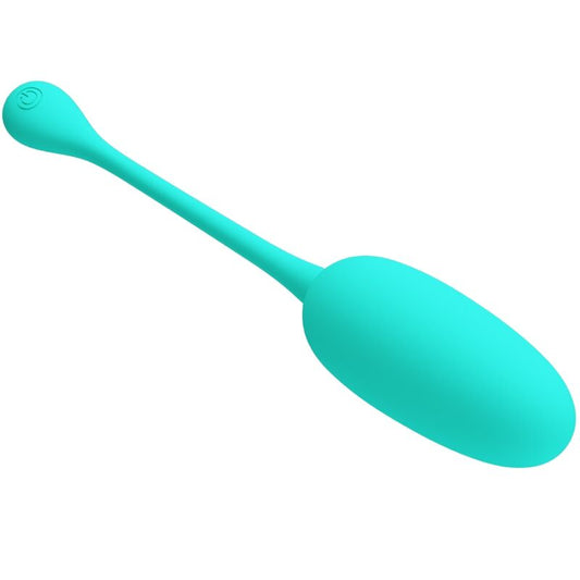 PRETTY LOVE - RECHARGEABLE VIBRATING EGG KNUCKER WATER GREEN